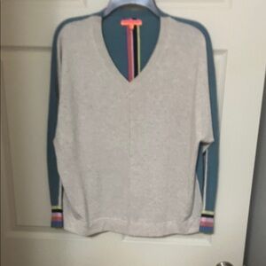 Vilagallo Multicolor Cashmere Striped Sweater